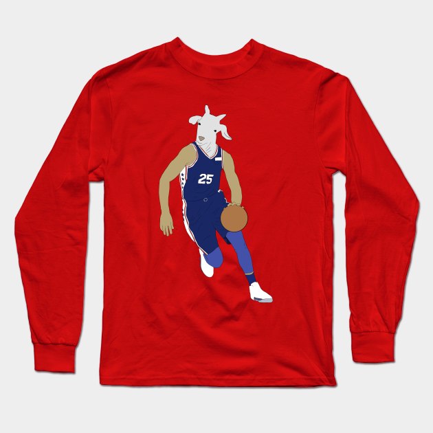 Ben Simmons, The GOAT Long Sleeve T-Shirt by rattraptees